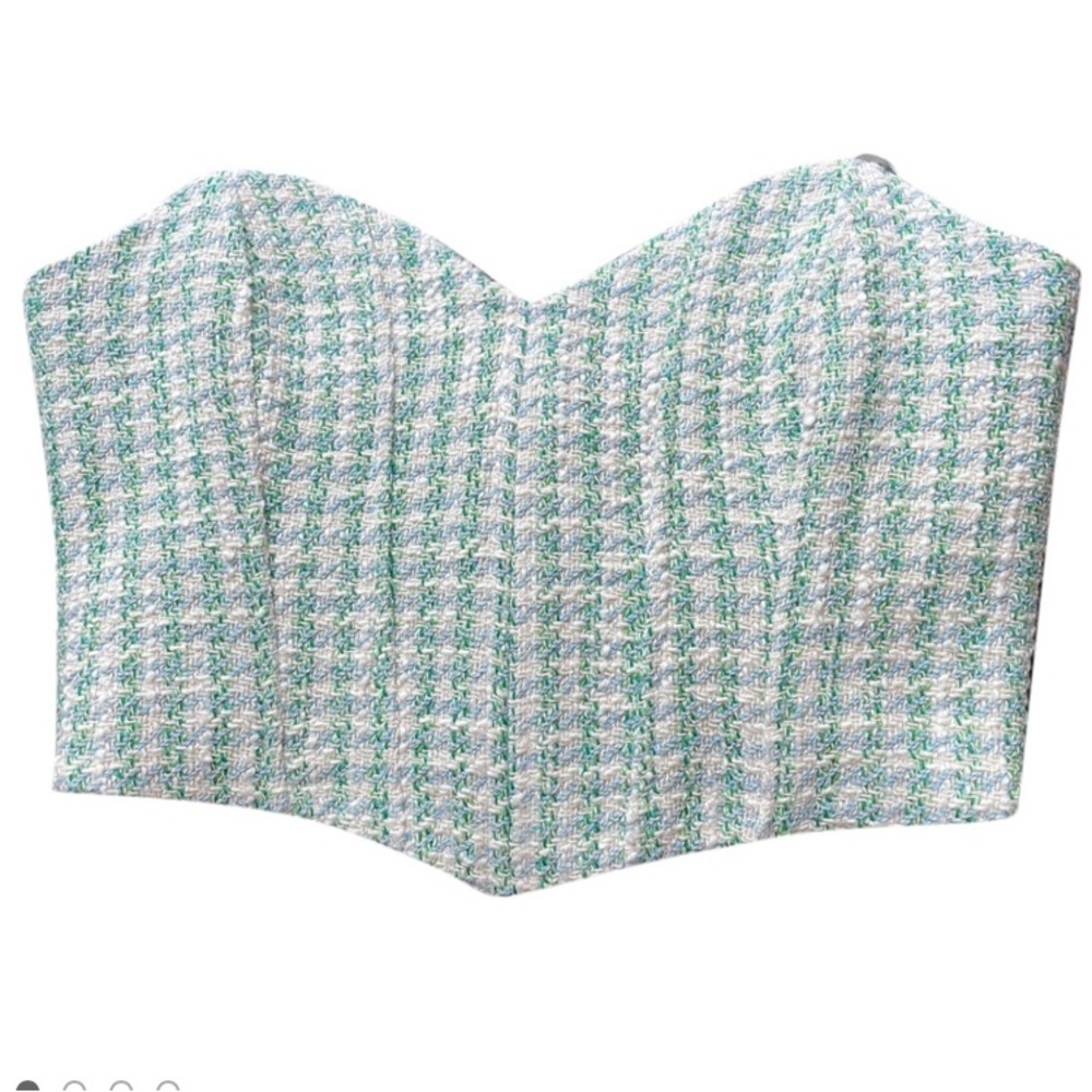 Zara tweed corset nwot